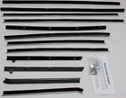 T128 Repops Automotive Reproductions Ford Window Sweeps Felt Kit Weatherstrip For