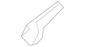 53866-48030 Toyota Genuine Windshield Frame Weatherstrip Seal
