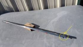 75740-07020 Toyota 2013-2018 Avalon Rear Left Door Window Belt Molding Oem