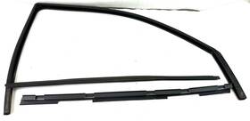 1j4837432a Volkswagen 1j4837472b Door Window Channel Seal Right Front Vw Jetta Mk4 99-05 Oe