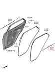 Genuine Lh Weatherstrip Reardoor Belt Inside Suits Hyundai Venue Qx 2019-2021 #b. Fixed Price $192.34.