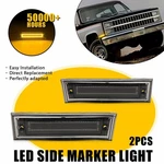 2PCS Front Side Marker Lights Amber Lamp GM2551107 Fit Gmc K5 Jimmy 1981-1991 Us. Fixed Price $23.74.