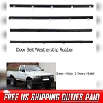 Front Lh Rh Door Belt Weatherstrip Window Fit Toyota Hilux SR5 Pickup 1989-1997. Fixed Price $97.13.
