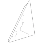 Genuine Gm Passenger Side Windshield Frame Applique 84734043. Fixed Price $41.91.