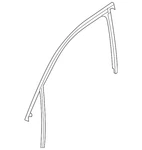 Genuine Audi Window Channel 8U0-837-439-A. Fixed Price $221.10.