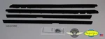 1984 1985 86 87 88 89 Corvette C4 Door Window Felt Fuzzies Rubber Seal Pc Kit. Fixed Price $255.99.