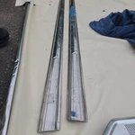 Nos 1965 Ford Fairlane 500 2 Door Exterior Stainless Steel Quarter Panel Trim.... Fixed Price $266.00.