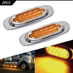 Oval Amber 16-LED Truck Trailer Marker Turn Signal Light Easy Installation 2/4X. Fixed Price $61.99.