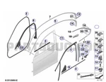 Bmw Belt Weather Strip 51337258299. Fixed Price $100.00.