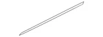 Genuine Hyundai Window Molding 83850-S1001. Fixed Price $51.41.
