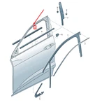 New Audi E-tron Ge Front Right Inner Window Aperture Seal 4KE837480A No Duty. Fixed Price $59.74.