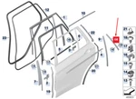 New Bmw X5 F15 Rear Left Door C-column Window Frame Cover 51357289669 No Duty. Fixed Price $107.62.