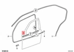 Genuine Bmw E36 316I 318IS Inner Left Window Channel Cover 51218174763. Fixed Price $131.71.