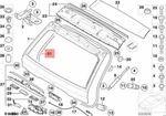 Genuine Bmw X5 E53 3.0D 3.0I 4.4I 4.6IS 4.8IS Trunk Lid Sealing 51718403231. Fixed Price $272.02.