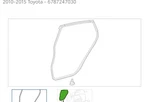 10-15 Toyota Prius Rear Left Driver Side Door Body Weatherstrip Seal Oem. Fixed Price $40.00.