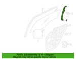 New Oem 15-19 Hyundai Sonata Rh Rr Window Glass Guide Channel Seal 83545C1000. Fixed Price $29.95.