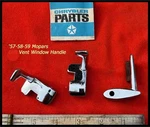 Nos 1957-1959 Vent Window Handle Plymouth Dodge Chrysler Desoto Convertible 1958. Fixed Price $33.50.
