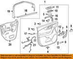 Gm Oem 19-23 Blazer Front Door Interior Trim-belt W'strip 42440823. Fixed Price $65.11.