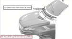 Windshield Wiper Cowl Grille Vent Panel Oem 2014 Lexus GS350. Fixed Price $90.00.