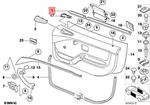 New Genuine Bmw 96-02 Z3 Driver Door Belt Weather Strip Molding Left 51418397817. Fixed Price $143.59.