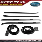 6X Lh & Rh Window Felt Weatherstrip Seal For Chevrolet Camaro Pontiac Firebird. Fixed Price $166.69.