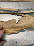 1956-1962 Corvette C1 Nos Lh Inner Window Glass Felt Gm 3725135. Fixed Price $175.00.