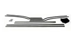1955 1957 Pontiac Chevy Door Hardtop Authentic 12 Piece Felt Kit, C4235068RS. Fixed Price $159.00.