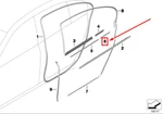 Bmw 7 F02 Right Interior Short Shoulder Trim 51359141416. Fixed Price $165.99.