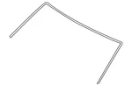 Genuine Nissan Windshield Molding 72752-5AA0A. Fixed Price $132.53.