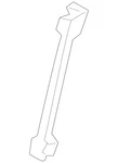 Genuine Mazda Window Regulator Guide BCJH-72-6AYB. Fixed Price $7.55.