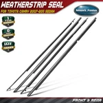 4PCS Front & Rear Window Moulding Trim Weatherstrip For Toyota Camry 2007-2011. Fixed Price $58.39.