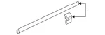 Genuine Honda Belt Molding 72410-TG7-A03. Fixed Price $92.71.