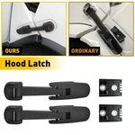 Pair Front Lh+rh For 2003 To 2009 Hummer H2 Gmc Black Hood Lock Latch 15097841. Fixed Price $37.04.
