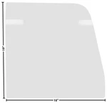 1955-59 Chevy Pu Door Glass Rh Lh Clear. Fixed Price $46.36.