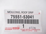 Genuine Oem Toyota Lexus 75551-53041 Passenger Rh Windshield Reveal Molding. Fixed Price $65.06.