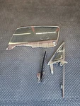 1965 1966 Ford Mustang Fastback Drivers Side (lh) Door Glass With Quarter Window. Fixed Price $300.00.