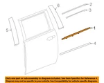 Gm Oem 15-20 Escalade Esv Rear Door Exterior Trim-belt W'strip 23227742. Fixed Price $187.05.