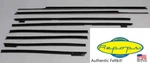 1965 1966 Bonneville Convertible Door Window Felt Fuzzies Rubber Seal 8 Pc Kit. Fixed Price $289.99.