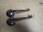 Studebaker 1962-65 & Avanti Inside Window Cranks Pair 1312643X3 White Knobs. Fixed Price $27.99.