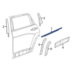For Jeep Cherokee 2014-2023 68442239AA Rear Left Door Belt Molding. Fixed Price $129.13.