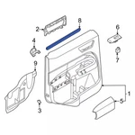 Genuine Ford Door Window Belt Weatherstrip NZ6Z-6025860-C. Fixed Price $109.66.