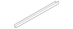 Genuine Nissan Door Window Belt Weatherstrip 82834-6CA0A. Fixed Price $33.54.