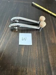 Pair Of Vw Window Crank Ivory Knob Volkswagen Type 1 Bug 3 Karmann Ghia (m. Fixed Price $34.99.