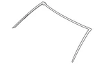 Genuine Bmw Windshield Frame Weatherstrip Seal 51-76-7-119-111. Fixed Price $668.89.