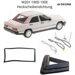 Seal Frame Rear Window For Mercedes Benz W201 190E 190D From 09/88 2016700239. Fixed Price $222.65.