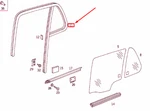 Mb Ml W163 Rear Right Door Window Sealing Frame A1637301660. Fixed Price $371.52.