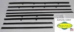 1961 1962 Chevy Impala 2-DOOR Sedan Window Felt Fuzzie Rubber Seal 8 Pc Kit. Fixed Price $289.99.