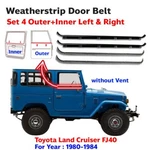 Rubber Strip Door Glass Seal No Vent For Toyota FJ40 BJ40 Land Cruiser 1980-1984. Fixed Price $191.32.