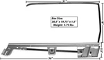 Mustang Door Glass Window Frame Kit Convertible Lh 1967 - 1968 Dynacorn. Fixed Price $228.95.