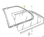 Window Sealing Rear Left For Bmw E-30. Fixed Price $179.95.